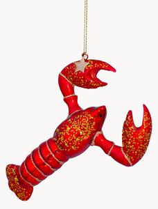 Ručně foukaná vánoční ozdoba Lobster