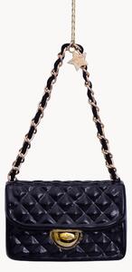 Ručně foukaná vánoční ozdoba Fashion Bag