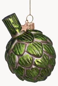 Ručně foukaná vánoční ozdoba Artichoke