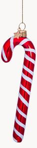Ručně foukaná vánoční ozdoba Candy Cane