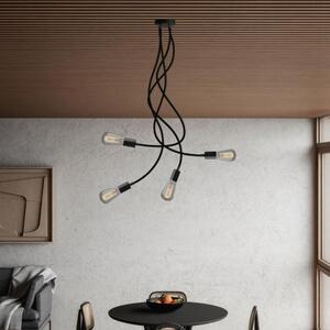 Creative cables Flex 90, stropní flexibilní svítidlo, se závitem ST64 Barva: Matný bronz