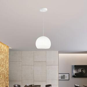 Creative cables Závěsná lampa se stínidlem kupole z PE vlákna, polyester Barva: Bílá, Průměr: XS - Ø 25 Cm