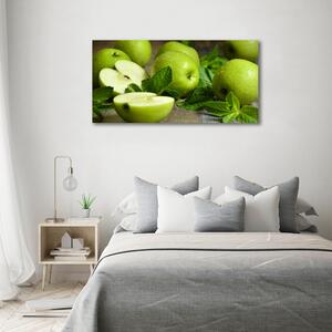 Foto obraz na plátně Zelená jablka oc-83345203