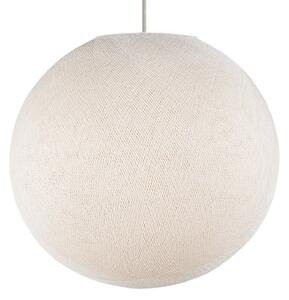 Creative cables Závěsná lampa se stínidlem koule z PE vlákna, polyester Barva: Bílá, Průměr: XS - Ø 25 Cm