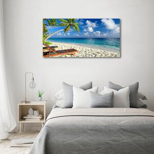 Foto obraz na plátně Tropická pláž oc-83358985