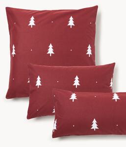 Flanelový vánoční povlak na polštář X-mas Tree