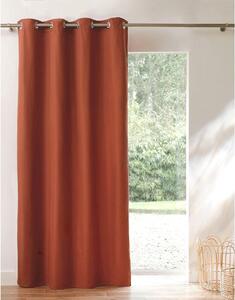 Saténový zatemňovací a izolační závěs, zn. Colombine® terakota 140x160 cm