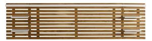Bílé/přírodní čelo postele z borovicového dřeva 240x62 cm Nidra – Marckeric