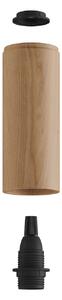 Creative cables Fermaluce wood dřevěné nastavitelné bodové svítidlo se stínidlem Tub-E14 Barva: Neutrální