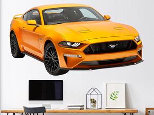 Ford Mustang textilní přelepitelná samolepka na zeď 46 x 25 cm