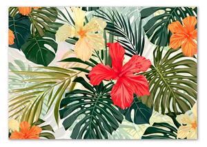 Foto-obraz fotografie na skle Havajské květiny osh-84089036