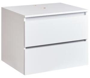 Nástěnná skříňka pod umyvadlo SERRA 60 cm Bílá