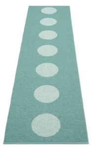 Tyrkysový vnitřní a venkovní běhoun 70x280 cm Vera Pop Jade – Pappelina