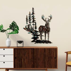 Wallity Nástěnná kovová dekorace Deer vícebarevná