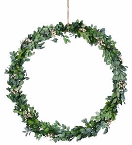 Lene Bjerre Dekorativní věnec Elena White Berries - 45 cm LB369