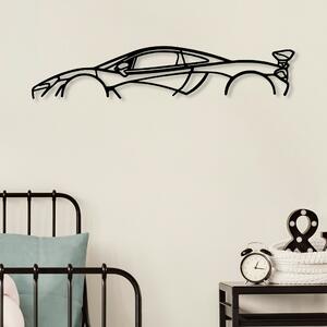 Wallity Nástěnná kovová dekorace Mclaren P1 Silhouette černá