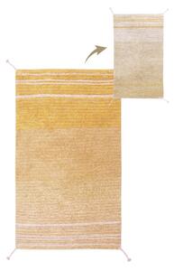 Okrově žlutý bavlněný koberec 80x140 cm Twin Amber – Lorena Canals