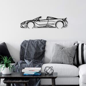 Wallity Nástěnná kovová dekorace McLaren 720S Silhouette černá