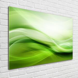 Fotoobraz skleněný na stěnu do obýváku Zelené vlny pozadí osh-84906654