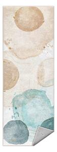 Krémovo-tyrkysový pratelný běhoun 80x200 cm Puddle – Mila Home