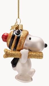Ručně foukaná vánoční ozdoba Snoopy Peanuts