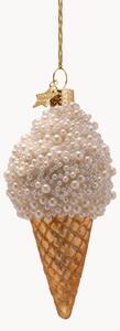 Ručně foukaná vánoční ozdoba Ice Cream