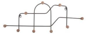Šedý kovový nástěnný věšák 71 cm Maze – PT LIVING