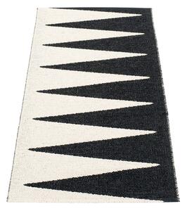 Černo-bílý vnitřní a venkovní běhoun 70x150 cm Vivi Black – Pappelina