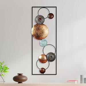 Wallity Nástěnná kovová dekorace Textured 8 vícebarevná