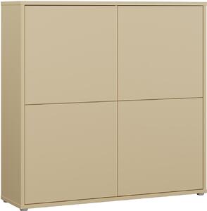VYSOKÁ KOMODA, žlutá, 124,5/121,5/34,9 cm Carryhome - Online Only komody, Online Only