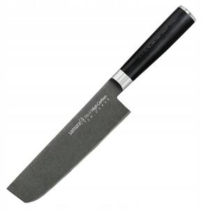 Samura MO-V Stonewash Nakiri 167mm - Japonský Nůž na Zeleniny s rukojetí G10