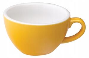 Šálek s podšálkem na cappuccino Loveramics Egg Yellow, 200 ml
