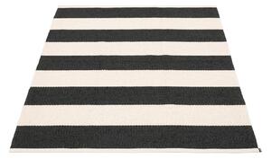 Černo-bílý vnitřní a venkovní koberec 140x180 cm Bob Black Vanilla – Pappelina