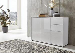 Komoda, vysoký lesk, bílá barva - Komoda - Skříňka - Komoda - Moderní italský design - Kvalitní zpracování