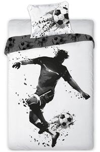 Bavlněné ložní povlečení Fotbalista - 100% bavlna - 140 x 200 cm + 70 x 90 cm