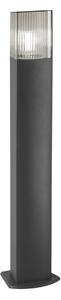 FAN I-DARK-P1 Sloupkové svítidlo Paletto Dark, hliník/antracit, 1 x E27, difuzor PC Fumé, 750 x 154 x 133 mm, IP54 - FANEUROPE
