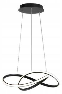 Závěsné svítidlo Masterled černé moderní 50 cm 120 cm LED 2300 lm