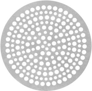 Allecto – Filtr pro odtokový otvor – Nerezová ocel – Sitko do sprchy – Kulaté a proti ucpávání – 82 mm – Vhodné do koupelny a kuchyně – Sitko do podlahového odtoku – Moderní design