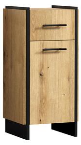 MIDI SKŘÍŇKA, barvy dubu, 37/79/31 cm MID.YOU - Koupelnové série, Online Only