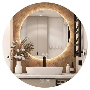 Zrcadlo koupelnové zrcadlo Save Home, nástěnné, kulaté, 60 cm