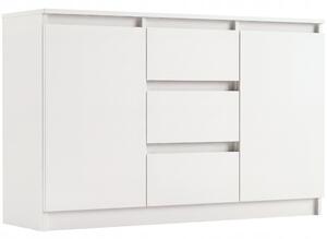 Framire Komoda bílá 120 x 76 x 33 cm R-120-S3