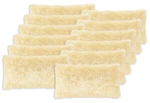 Povlak na polštář 12 pcs HEERLEN Krémová 40 x 80 cm PV fleece