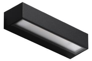 AZzardo Venkovní nástěnné svítidlo Cosel, IP54, d 22,3cm, 2x8W Barva: Černá