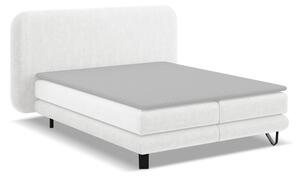 Bílá boxspring postel 140x200 cm Ilima – Makamii