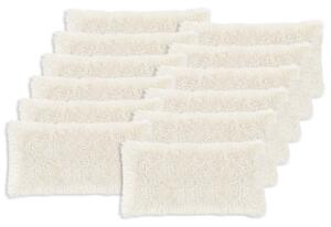 Povlak na polštář 12 pcs HEERLEN Bílá 40 x 80 cm PV fleece