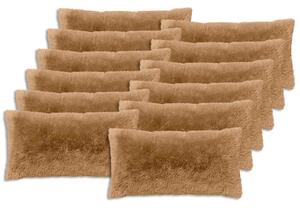 Povlak na polštář 12 pcs HEERLEN Taupe 40 x 80 cm PV fleece