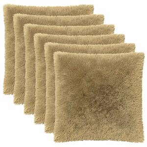 Povlak na polštář 6 pcs HEERLEN Světlá zelená 80 x 80 cm