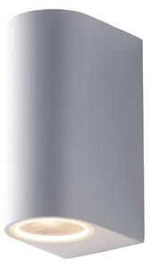 FAN I-ONE-AP2 BCO Venkovní nástěnné svítidlo ONE, bílá, 2 x GU10, IP54, 13 x 9,3 x 6,7 cm - FANEUROPE