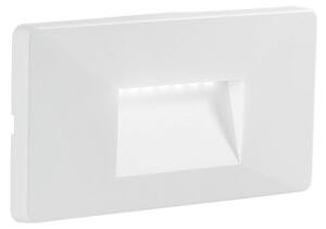FAN INC-BREEN-506 BCO Zápustné venkovní svítidlo LED Breen, polykarbonát, bílá, 4 W, 380 lm, CCT, IP65, 9 x 19 x 10 cm - FANEUROPE