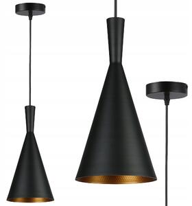 Závěsné svítidlo Masterled Pinio černo-zlaté E27 1x35 W hliníkové